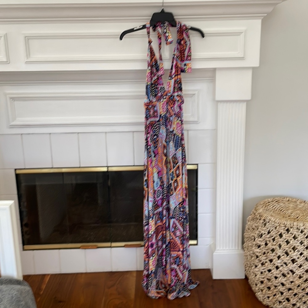 Luli Fama maxi dress halter XS/S